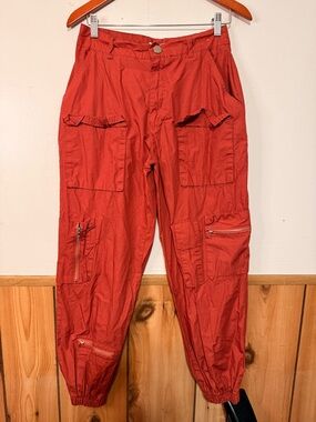 Utility  Cargo Joggers with Zip Details